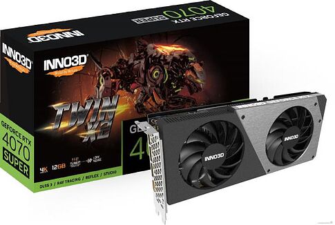 Видеокарта Inno3D GeForce RTX 4070 Super Twin X2