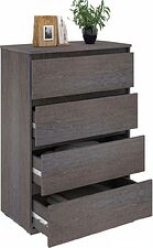 Комод Кортекс-мебель Бари 80 4ш (береза/береза/береза)