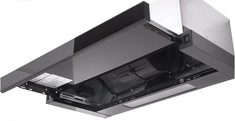Кухонная вытяжка Exiteq EX-1076 (черное стекло)
