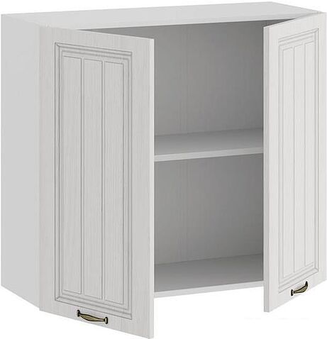 Шкаф навесной Трия Лина 1В8 (белый)