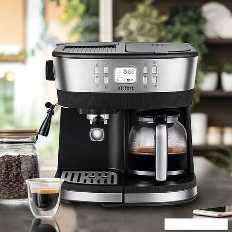 Рожковая помповая кофеварка Kitfort KT-771