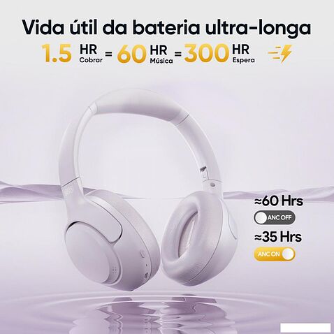 Наушники QCY H3 (сиреневый)