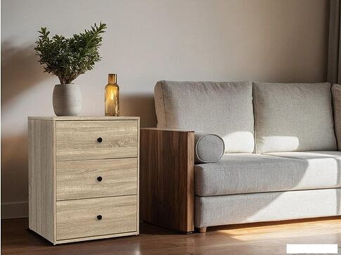 Тумба Mio Tesoro Мини 3 ящика 2.07.03.060.3 (сонома)