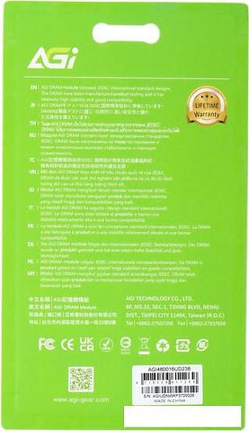 Оперативная память AGI UD238 16ГБ DDR5 4800 МГц AGI480016UD238
