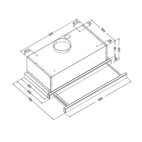 Кухонная вытяжка Korting KHP 6512 N