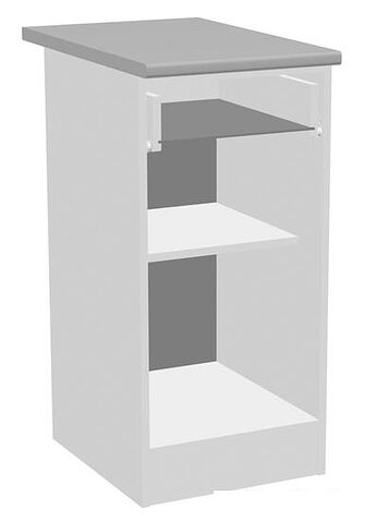 Тумба Сокол ТК-04.1 (белый-венге)