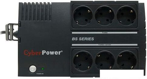 Источник бесперебойного питания CyberPower BS850 Black