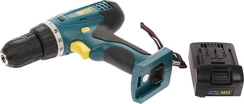 Дрель-шуруповерт FIT 80190 (с 1-им АКБ)