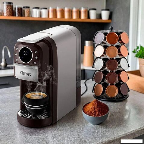 Капсульная кофеварка Kitfort KT-7656