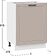 Шкаф напольный Трия Лорас 1Н6 с одной дверью (белый/холст латте)