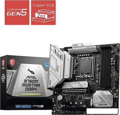 Материнская плата MSI MAG B760M Mortar DDR4