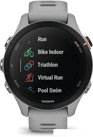 Умные часы Garmin Forerunner 255S 41 мм (светло-серый/черный)
