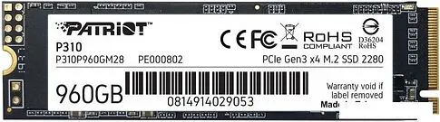 SSD Patriot P310 960GB P310P960GM28