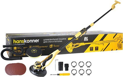 Шлифмашина для стен и потолков Hanskonner HDWS6080BL