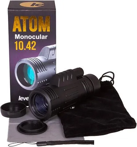 Монокуляр Levenhuk Atom 10x42 (черный)