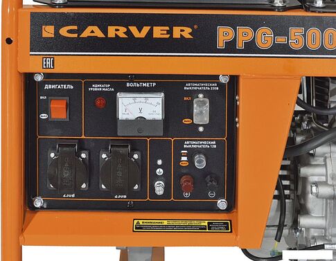 Дизельный генератор Carver PPG-5000D
