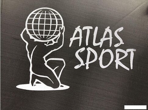 Батут Atlas Sport 183 см - 6ft (без лестницы, внешняя сетка, сливовый)