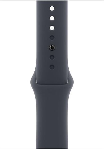 Умные часы Apple Watch SE 3 44 мм (алюминиевый корпус, полуночный/полуночный, спортивный силиконовый ремешок S/M)