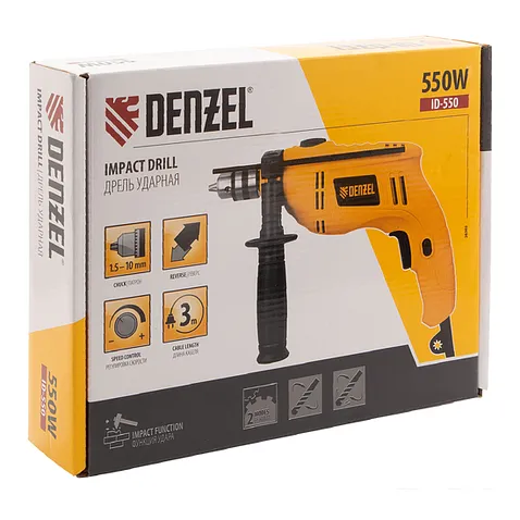 Ударная дрель Denzel ID-550