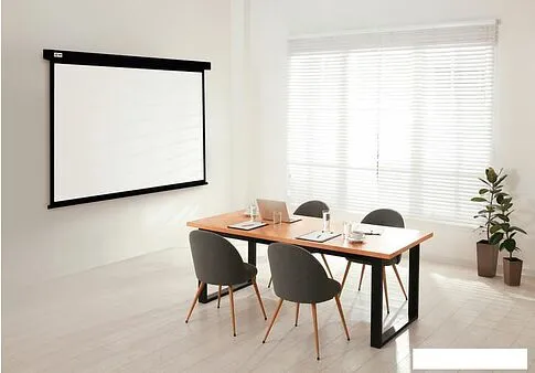Проекционный экран CACTUS Wallscreen 206x274 CS-PSW-206X274-BK