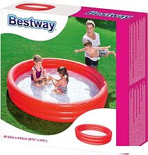 Надувной бассейн Bestway 51027 (183х33) (красный) Надувной бассейн Bestway 51027 (183х33) (красный)