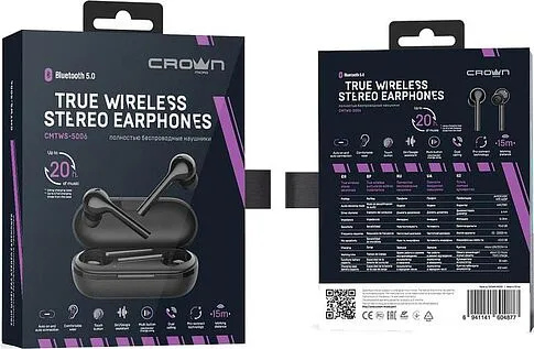 Наушники CrownMicro CMTWS-5006 (черный)