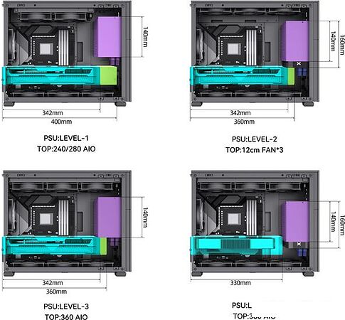Корпус Jonsbo D31 Mesh Screen (черный)