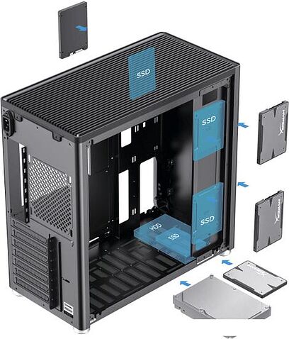 Корпус GameMax MeshBox (черный)