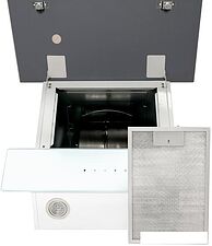 Кухонная вытяжка Grand Gloucester 50 (белый) Кухонная вытяжка Grand Gloucester 50 (белый)