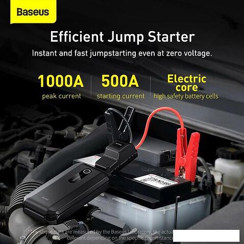 Портативное пусковое устройство Baseus CGNL020101 (черный)