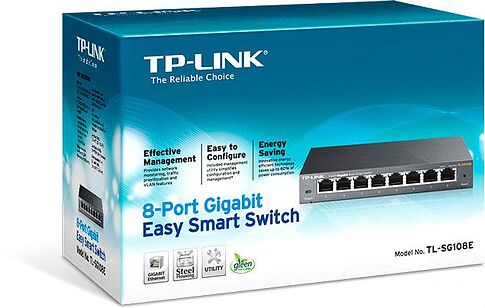 Коммутатор TP-Link TL-SG108E