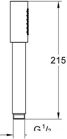 Душевая лейка Grohe Sena Stick 26465DA0 (теплый закат)