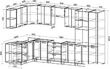 Готовая кухня Интерлиния Мила Лайт 1.68x3.4 левая без столешницы (шимо светлый/шимо темный) Готовая кухня Интерлиния Мила Лайт 1.68x3.4 левая без столешницы (шимо светлый/шимо темный)