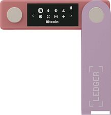 Аппаратный криптокошелек Ledger Nano X (розовый)