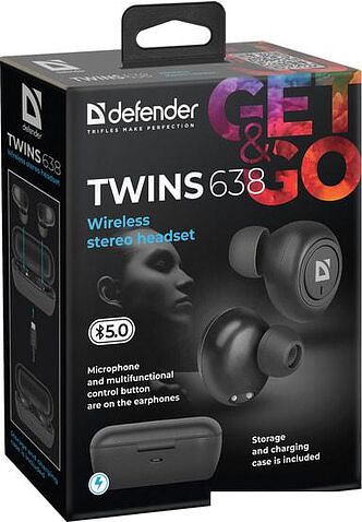 Наушники Defender Twins 638