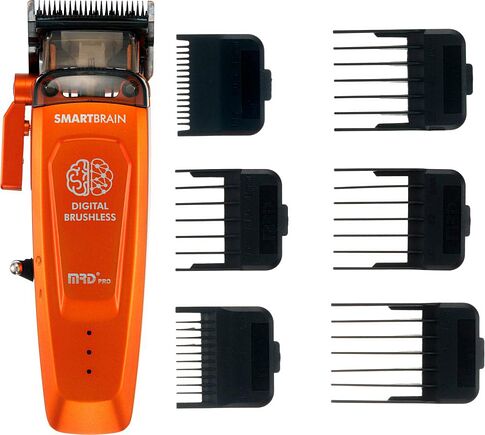Машинка для стрижки волос MRD Pro MRD-HC-90-4 Smart Brain (оранжевый)