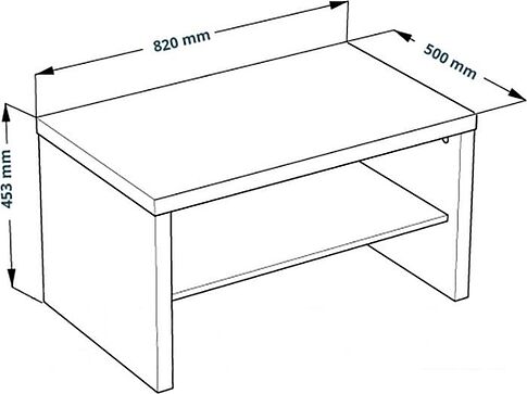 Журнальный столик Mio Tesoro Энкель 82С