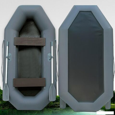 Гребная лодка BarrakuDA BR-2400 (серый)