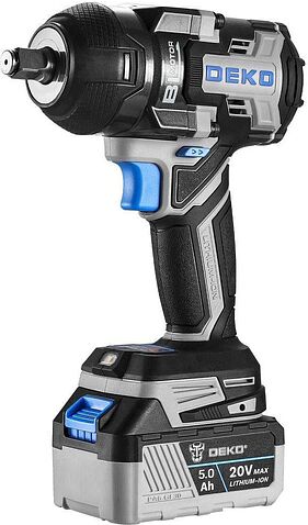Гайковерт Deko ZKIS20 Pro Max 083-1088 (с 2-мя АКБ, кейс)