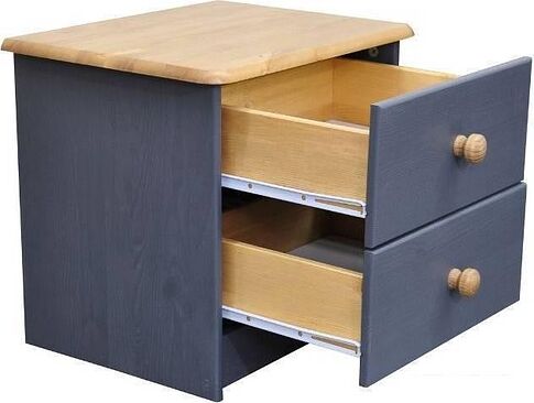 Тумба Диприз Хаба Д 1412.2 (серый воск/антик)