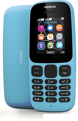 Мобильный телефон Nokia 105 (2017) (синий)