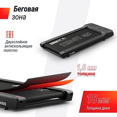 Электрическая беговая дорожка Unixfit R-400S