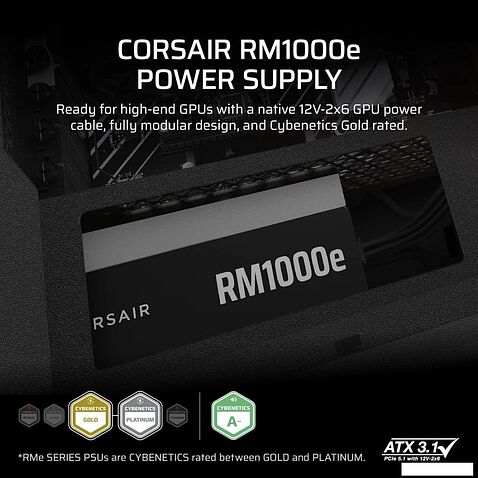 Блок питания Corsair RM1000e CP-9020297-EU