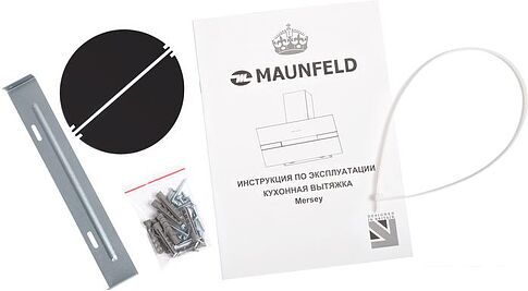 Кухонная вытяжка MAUNFELD Mersey 50 (белый\вставка сатин)