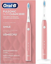 Электрическая зубная щетка Oral-B Pulsonic Slim Clean 2000 (розовый)