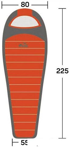 Спальный мешок TRAMP Oimyakon T-Loft Regular (правая молния, хаки)