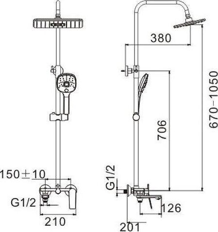 Душевая система  Belz B24533