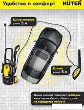 Мойка высокого давления Huter M2500-PW-PRO