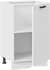 Шкаф напольный Трия Лорас 1Н5 (белый/холст белый) Шкаф напольный Трия Лорас 1Н5 (белый/холст белый)