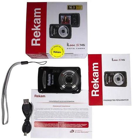 Фотоаппарат Rekam iLook S745i (черный)